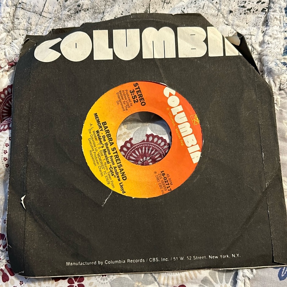 Columbia records, Barbra Streisand